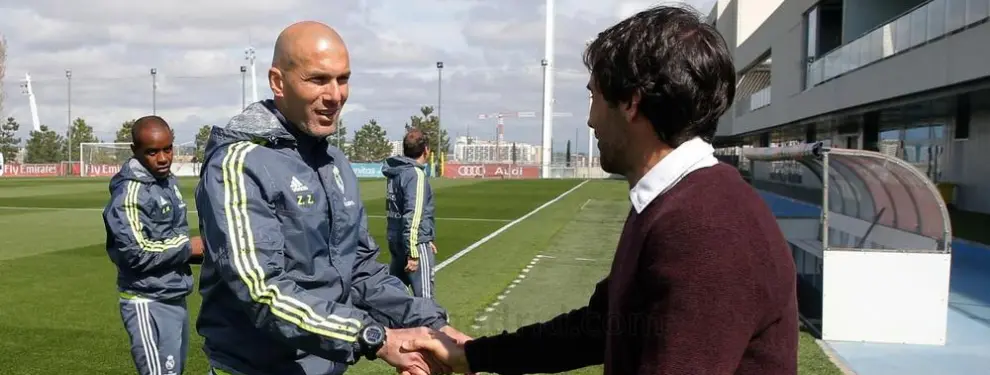 Raúl es la última bala para seguir de un peleado con Zinedine Zidane