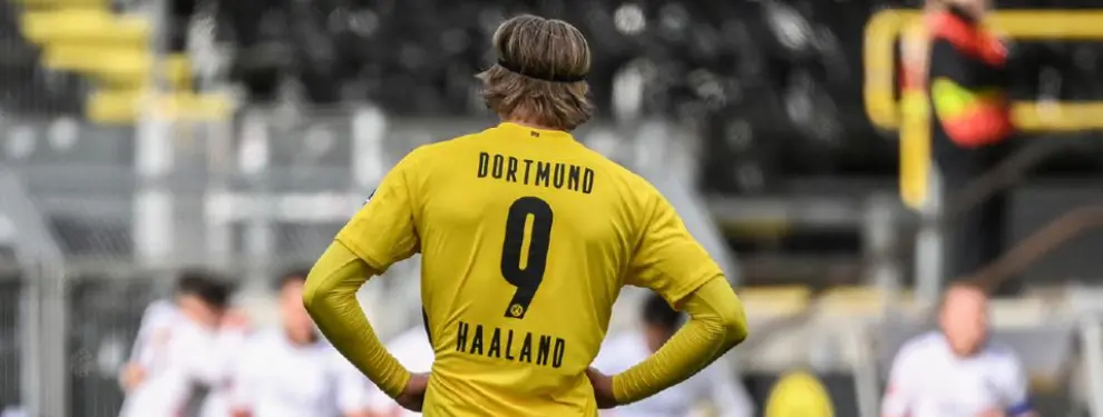 Haaland se aleja del Real Madrid. Florentino Pérez no se lo esperaba