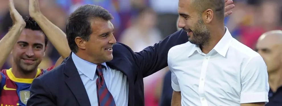 Xavi convence a Pep Guardiola y logra el imposible para Joan Laporta
