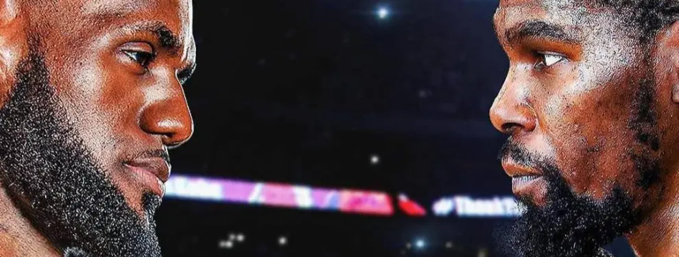 Kevin Durant y James Harden desafían a LeBron James y Stephen Curry