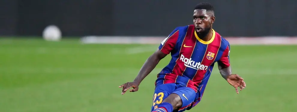 Samuel Umtiti por él: el intercambio que planea el Barça