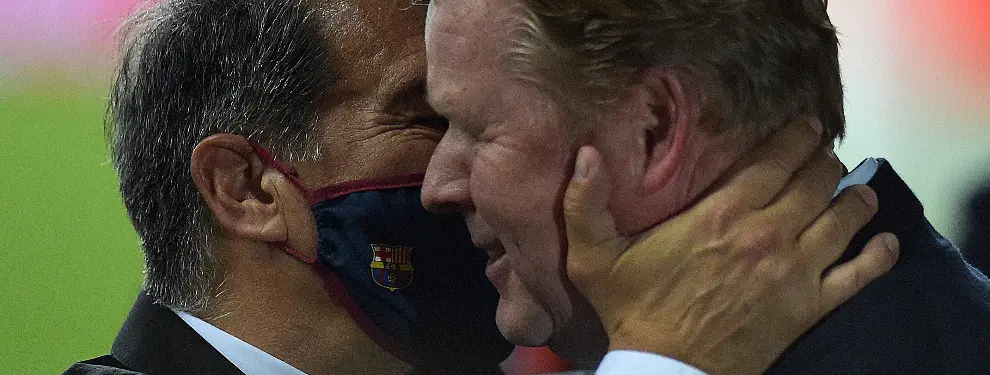 Si Ronald Koeman se va, Joan Laporta se lo carga: ¡señalado!