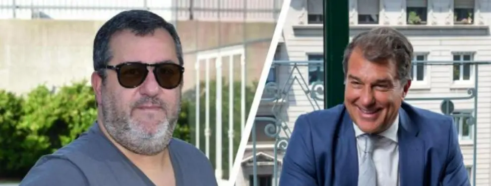 Mino Raiola ayuda a Laporta a cargarse un peso pesado con este fichaje