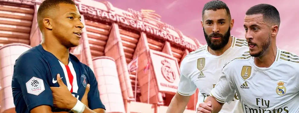 Benzema y Hazard le dan el empujón definitivo a Florentino por Mbappé