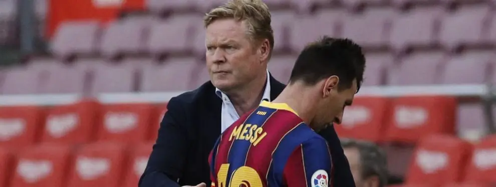 El mensaje de Koeman a Joan Laporta que cabrea a Leo Messi