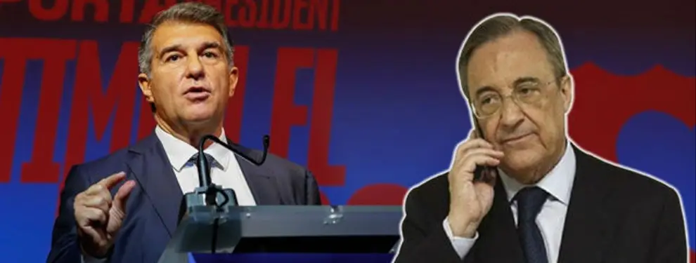 Joan Laporta y Florentino Pérez intentan convencer a una estrella