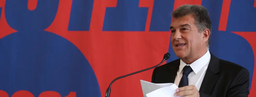 Joan Laporta estudia una opción para reforzar la zaga del Barça