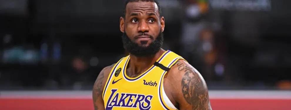 Terrible destino para LeBron James: KO Laker y su carrera en el ocaso