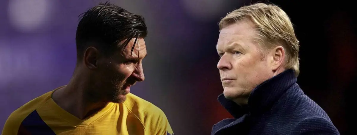 ¡Leo Messi muy enfadado! Y Ronald Koeman tiene la culpa de ello