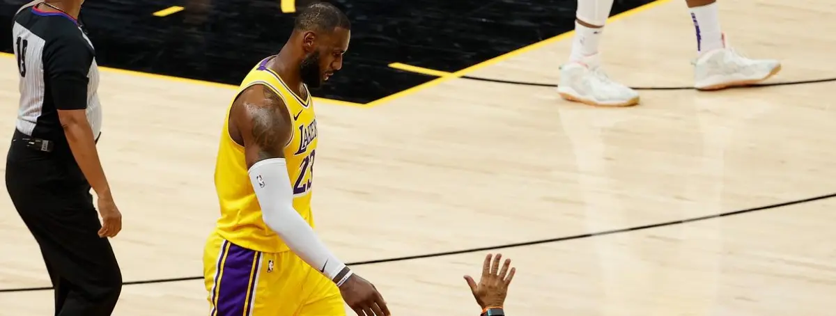 LeBron James se hunde: los Lakers pesimistas hoy con Anthony Davis