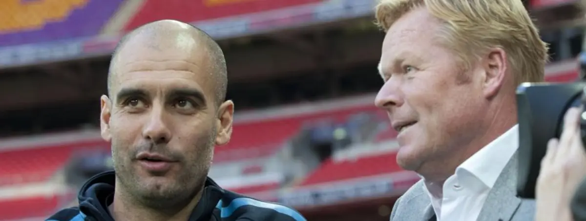 Pep Guardiola tiende la mano a un jugador harto de Ronald Koeman