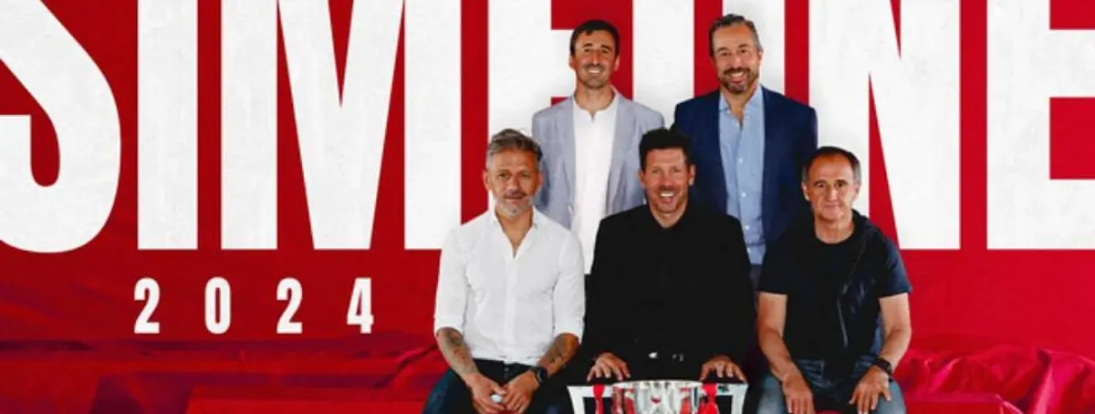 Simeone celebra su renovación intentando llevarse a un crack del Barça
