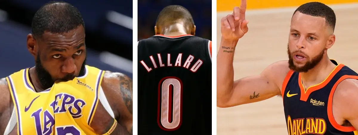 Damian Lillard, subasta lista: LeBron James y Stephen Curry, al acecho