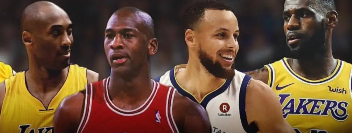 Stephen Curry y LeBron James apelan a Michael Jordan y Kobe Bryant