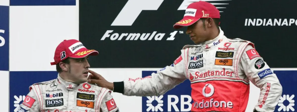 Hamilton incendia la guerra Mercedes-Red Bull y Fernando Alonso crece