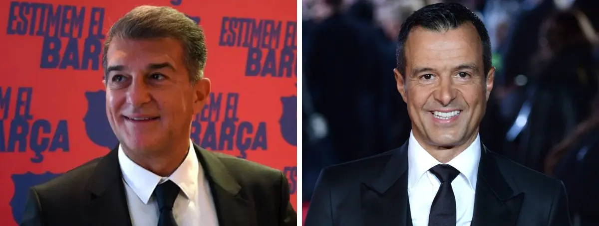 Jorge Mendes le pone a Joan Laporta un fichaje en bandeja