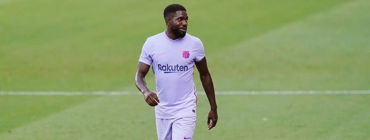 El gesto de Samuel Umtiti que monta un escándalo en el Barça