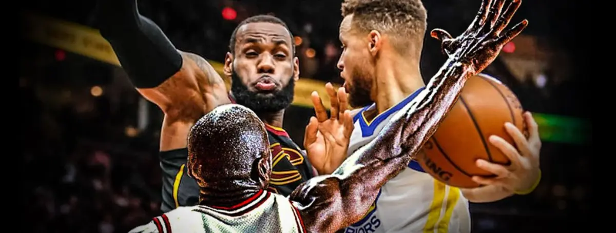 Stephen Curry emula así a Michael Jordan y deja atrás a LeBron James