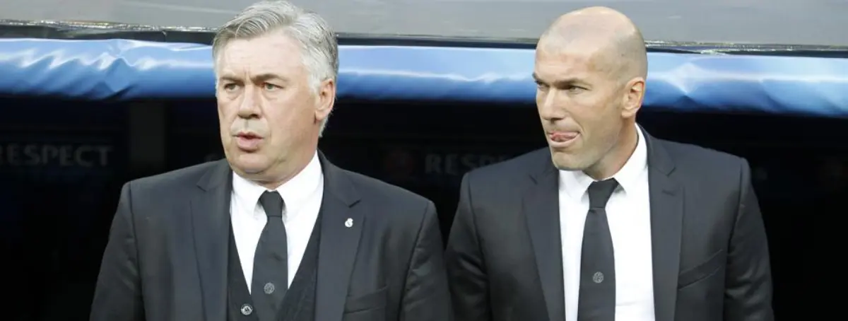 Echa de menos a Zinedine Zidane: un jugador no traga a Carlo Ancelotti