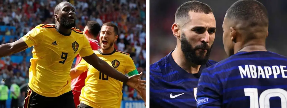Karim Benzema y Eden Hazard se lo quitan a Romelu Lukaku y Mbappé