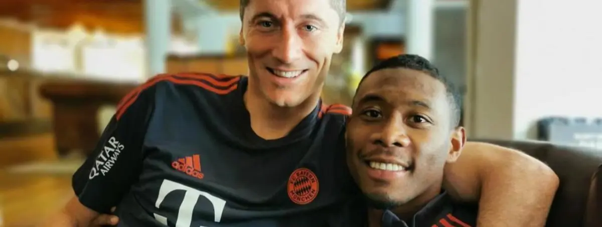 David Alaba activa el bombazo: Mbappé… y estalla el caso Lewandowski