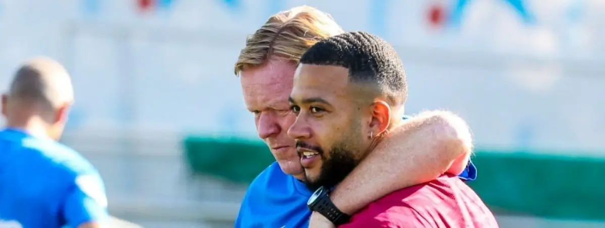 Memphis Depay ya se lo ha dicho a Koeman: un titular no aporta nada