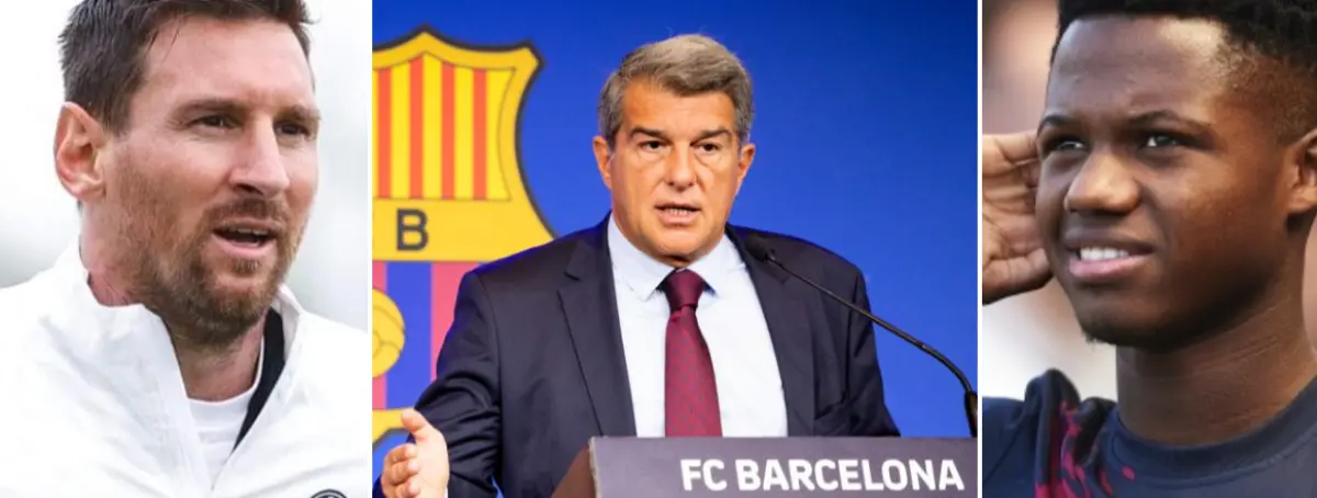 Ansu Fati y el Barça, hundidos: otro caso Messi exprés de Joan Laporta