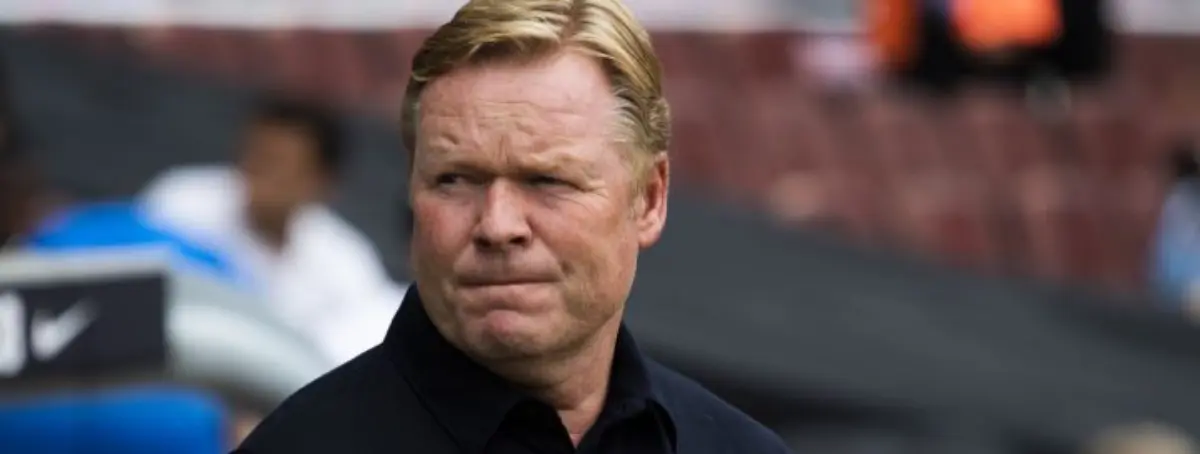 Ronald Koeman tiene un feo gesto con una pieza del Barça