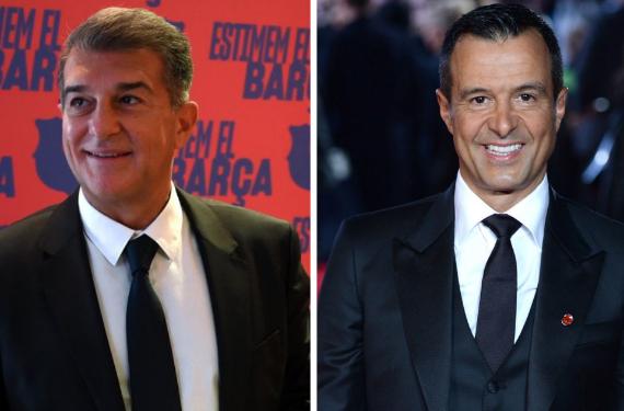 Jorge Mendes le pone a Joan Laporta un fichaje en bandeja