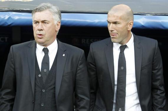 Echa de menos a Zinedine Zidane: un jugador no traga a Carlo Ancelotti