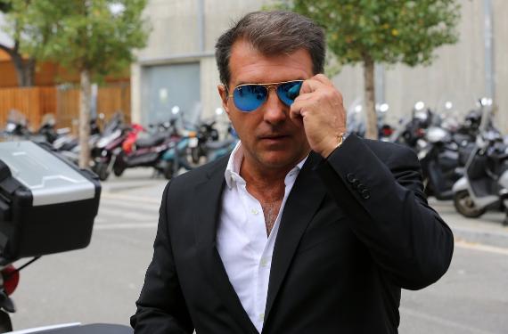 Joan Laporta vigila muy de cerca a una estrella de La Liga Santander