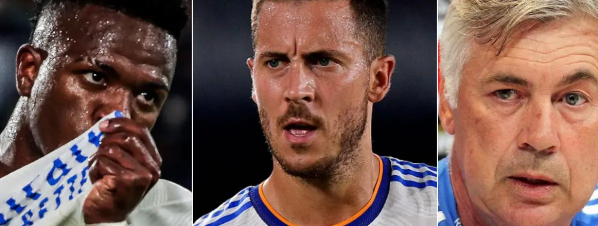 Eden Hazard está harto: dispara a Vinícius y avisa a Carlo Ancelotti