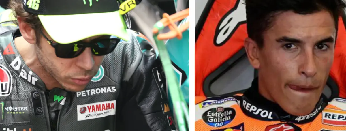 Revolución en el GP de Aragón: Rossi sorprende a Márquez y Viñales