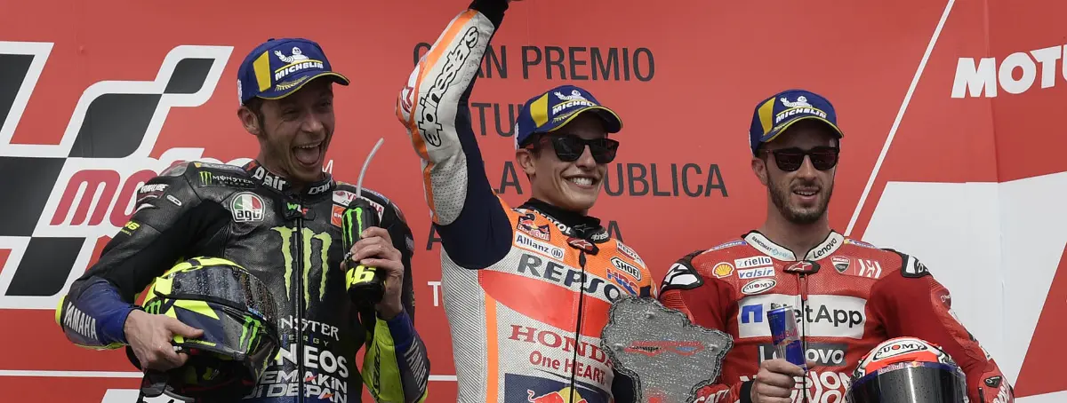 Valentino Rossi trae una nueva amenaza: revés para Márquez y Viñales