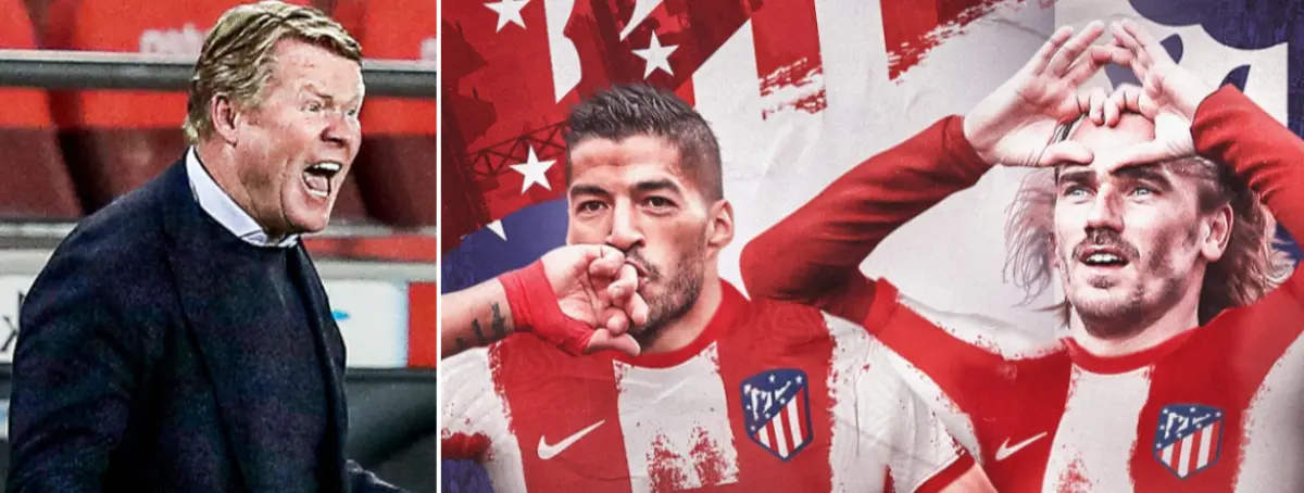 Golpe de Antoine Griezmann y Luis Suárez a Koeman, octubre negro