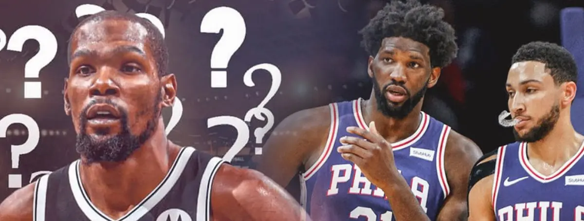 Colapso del Este con Ben Simmons: Kevin Durant y Embiid no se lo creen