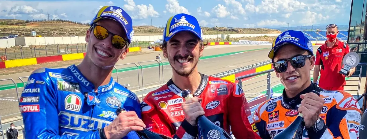 Fabio Quartararo huele el peligro: Pecco Bagnaia, Joan Mir y Honda