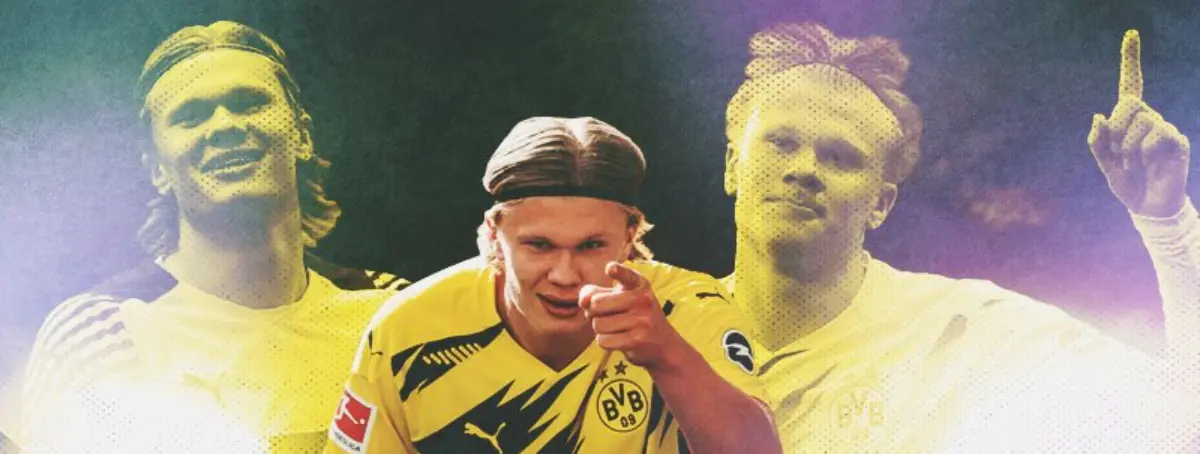 Erling Haaland da 2 motivos más en Europa: mejor que CR7 y Leo Messi