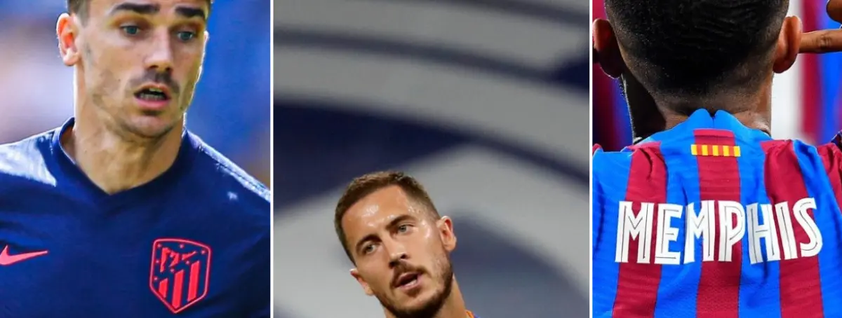 Volcán en erupción en LaLiga: Hazard, a hundir a Griezmann y Depay