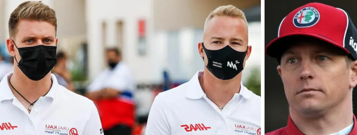 Ni Mercedes ni Red Bull: Schumacher, Haas y Kimi Raikkonen, a escena