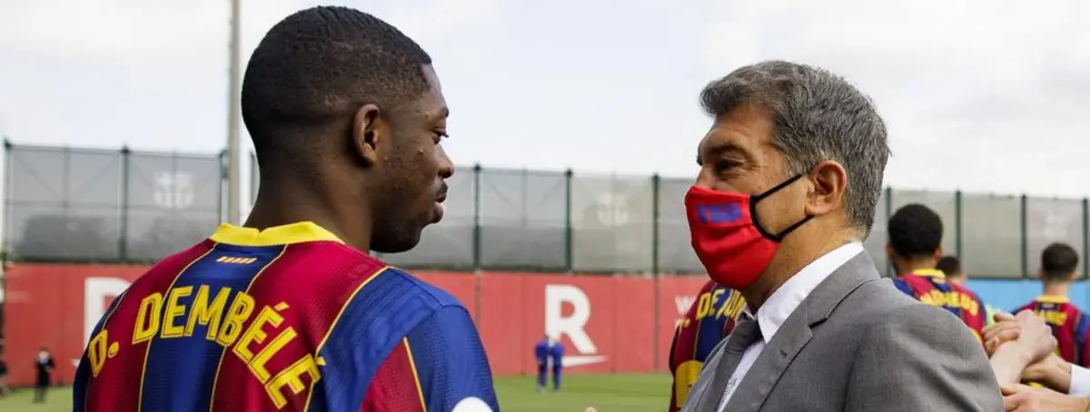 Joan Laporta acelera por Ousmane Dembelé: tensión en el Camp Nou
