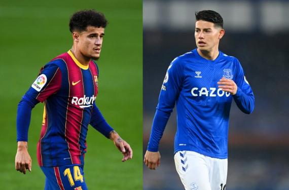 La salida de James Rodríguez salpica al Barça con Coutinho involucrado