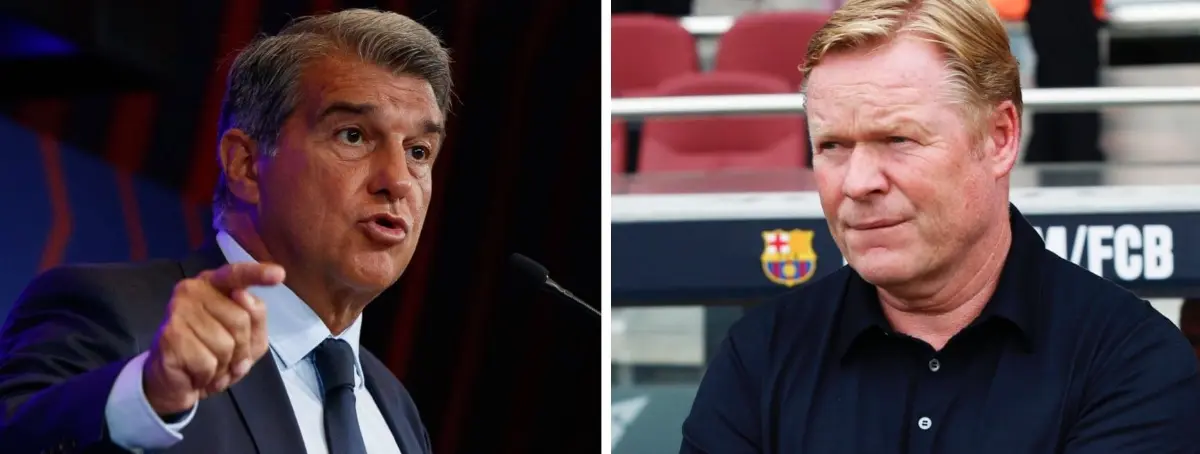 Koeman cambia el plan de Joan Laporta: 2 charlas y una decisión