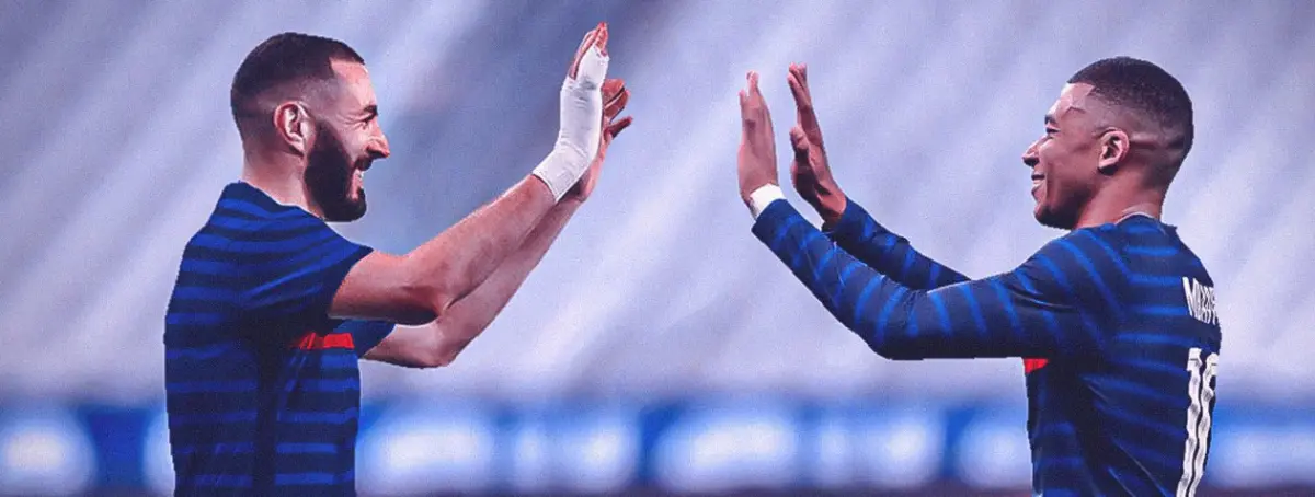 2 desafíos de Eden Hazard contra Mbappé y Benzema, con Zidane de fondo