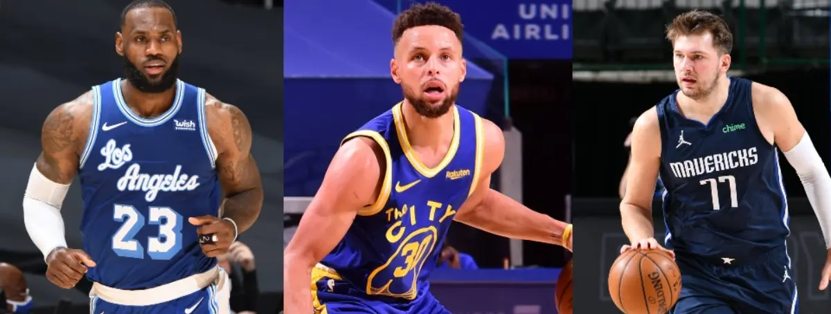 Luka Doncic y Steph Curry, los tapados del Oeste ¿Amenaza para Lakers?