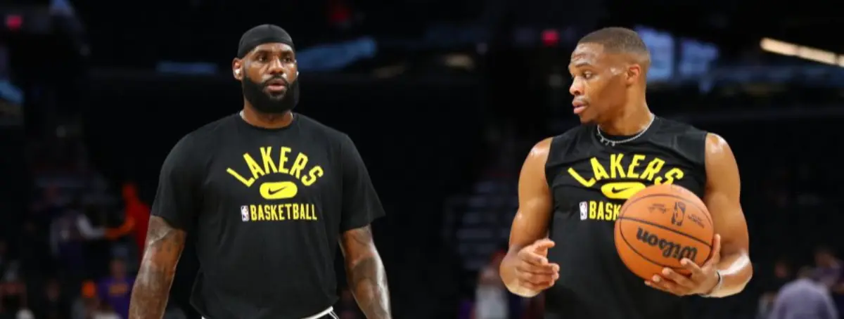 Semana trágica de LeBron James: Westbrook, debacle y KO por la leyenda