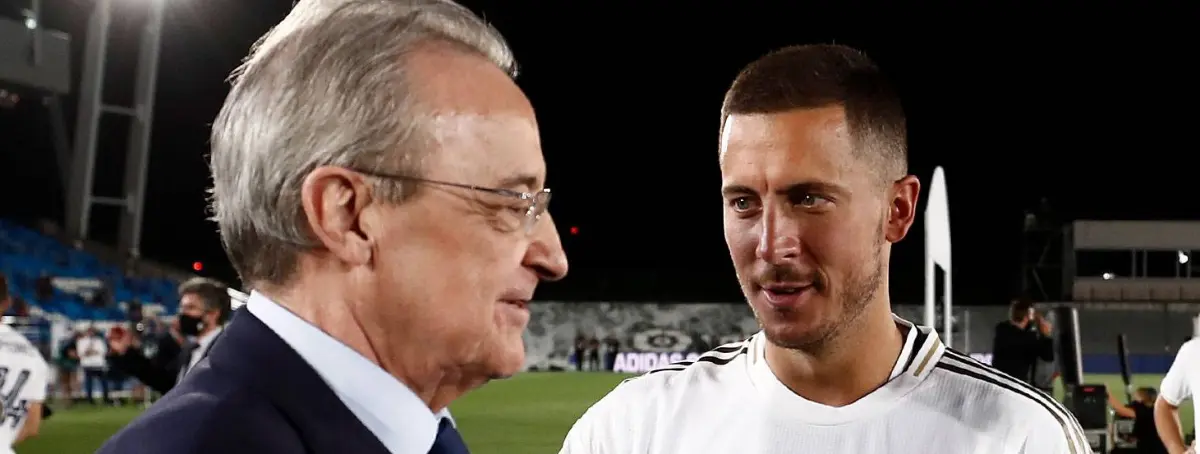 Florentino Pérez plantea un truque galáctico: ¿adiós a Eden Hazard?