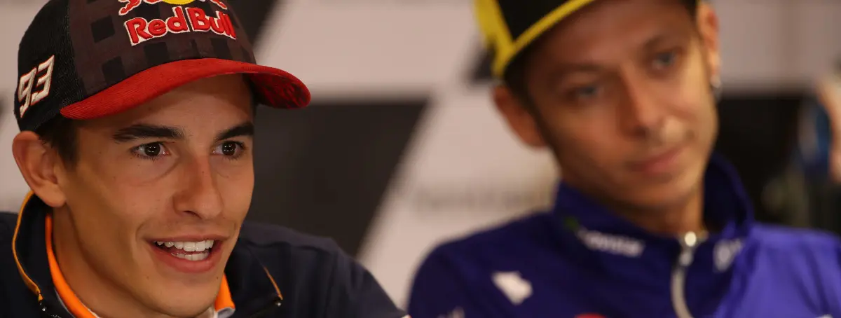 Marc Márquez va con todo a por Valentino Rossi: sin rencor, sin piedad