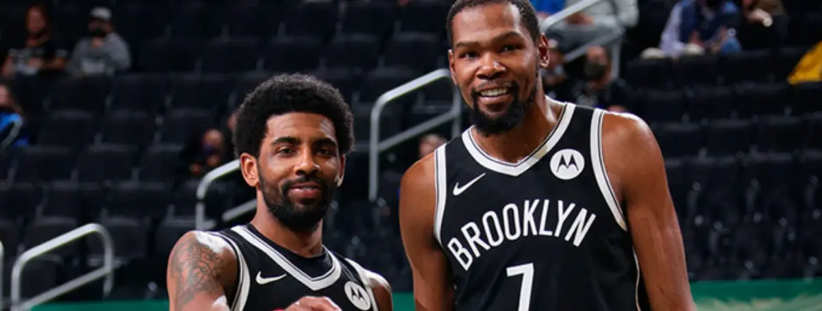 Kevin Durant frena el plan de los Nets: toca de cerca a Kyrie Irving