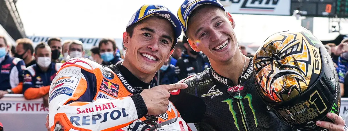 Fabio Quartararo rompió el maleficio, pero Marc Márquez ya mete miedo